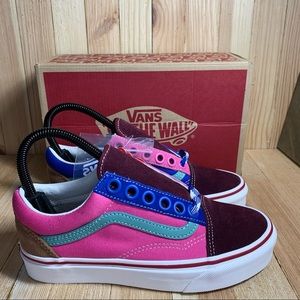 NEW VANS Old Skool Frayed Laces (Pink) Women Sneakers Size 5.5 VN0A4BV5VZL1
